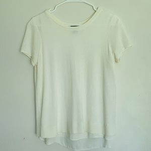 Ann Taylor Off-white t-shirt
